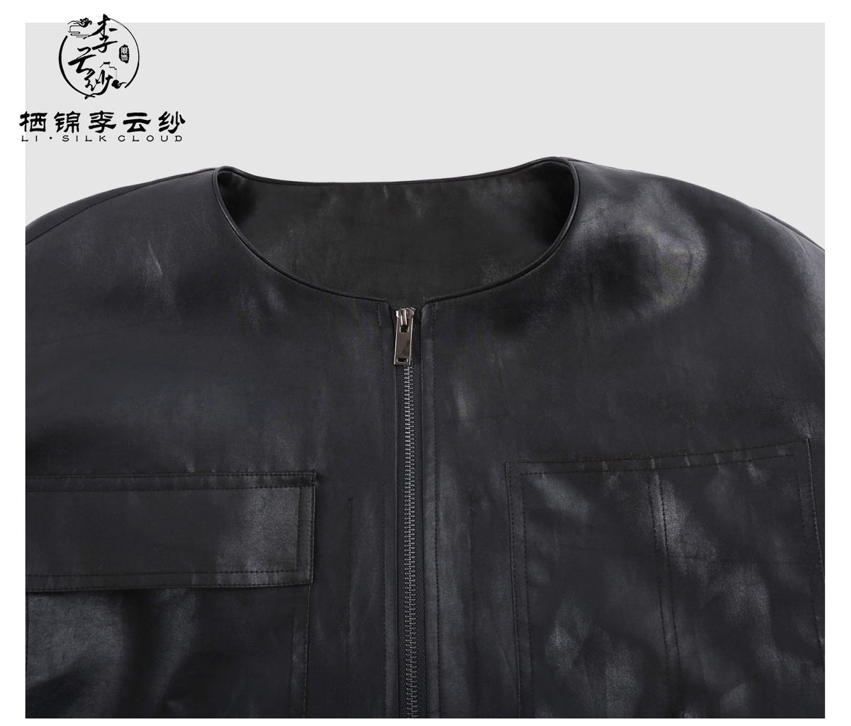 Li Silk Cloud Xiangyunsha Silk Top Coat for Women Natural Dyed Loose Outerwear Elegant Woman Clothes Traditional Handmade Silk