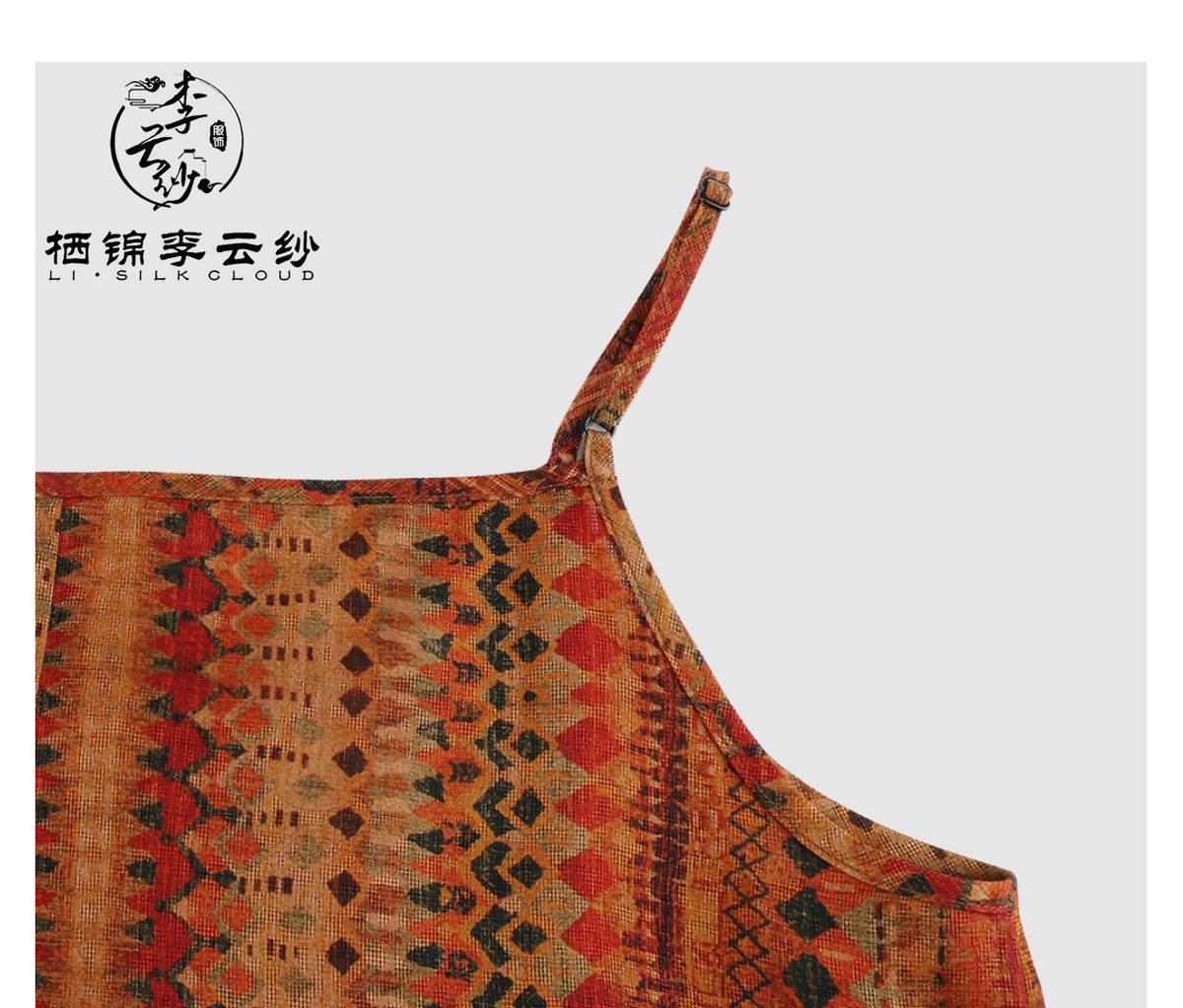LI SILK CLOUD Silk Xiangyunsha Silk Mulberry Premium Handmade Fall Dress for Women Loose Strapless Dresses Elegant Woman Clothes