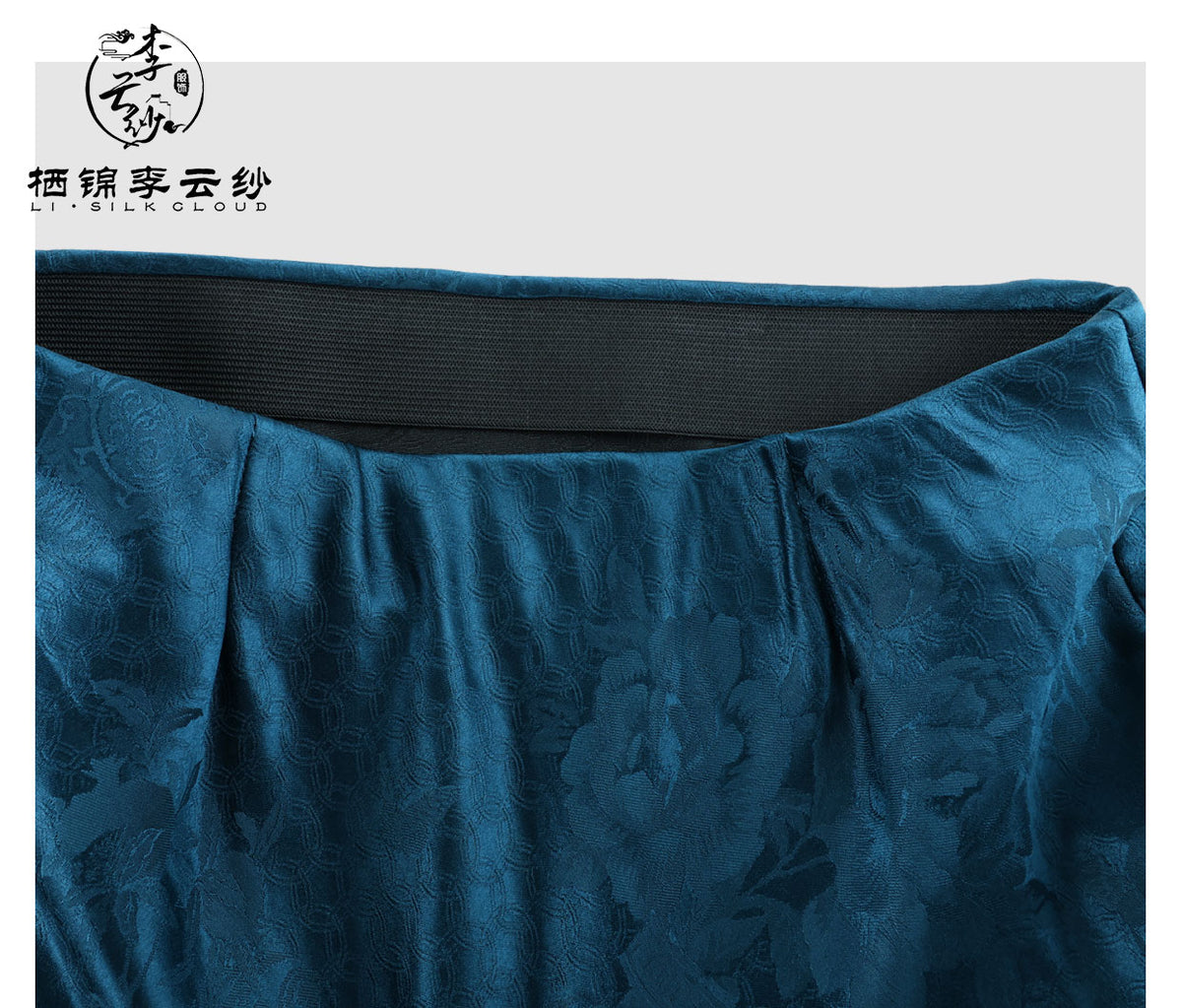 LI SILK CLOUD Xiangyunsha Silk Plus Size Dress Skirts Midi Skirt for Women Loose Breathable Summer Elegant Women's Clothes