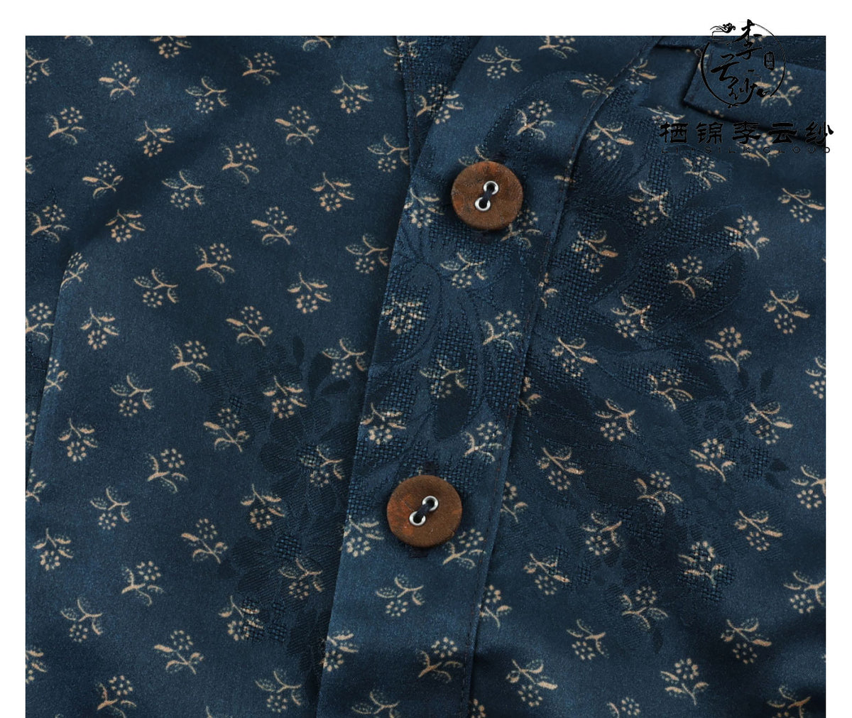 LI SILK CLOUD Xiangyunsha Silk Blouse Women's Clothing Handmade Button Jacquard Elegant Loose Shirt Woman Clothes