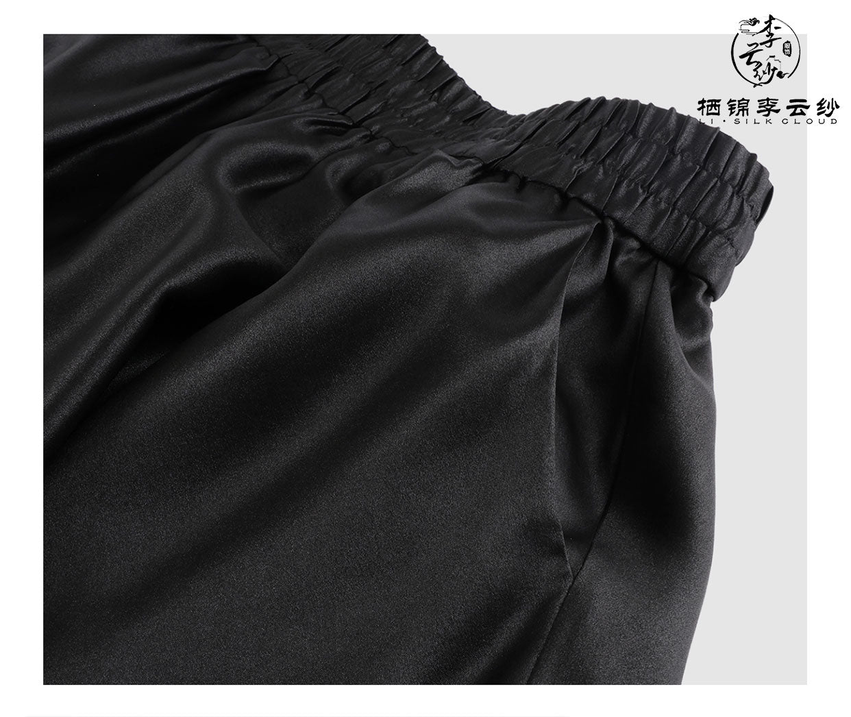 LI SILK CLOUD Dress High Waist Slimming Draping Mulberry Silk Autumn Midi Dress