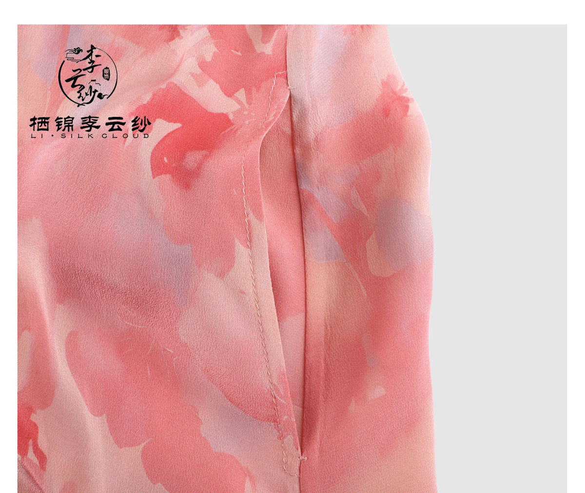 LI SILK CLOUD Silk Xiangyunsha Silk Mulberry Premium Handmade Fall Dress for Women Loose Strapless Dresses Elegant Woman Clothes