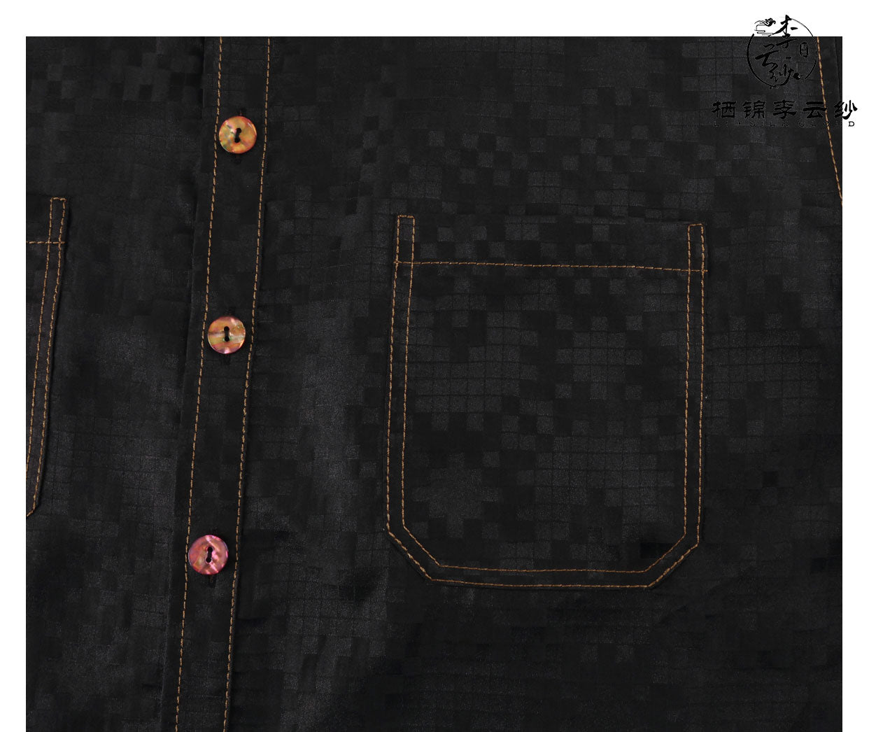 LI SILK CLOUD Wool Long Sleeve Top - 100% Pure Wool, Soft Warm Elegant Casual Guangdong Black Pearl Gambiered Guangdong Gauze