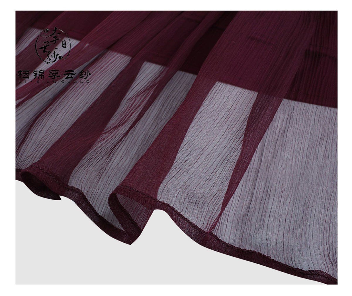 LI SILK CLOUD Handcrafted Plus Size Xiangyunsha Silk Dress Midi Skirt for Women Loose Breathable Summer Elegant Women's Clothes