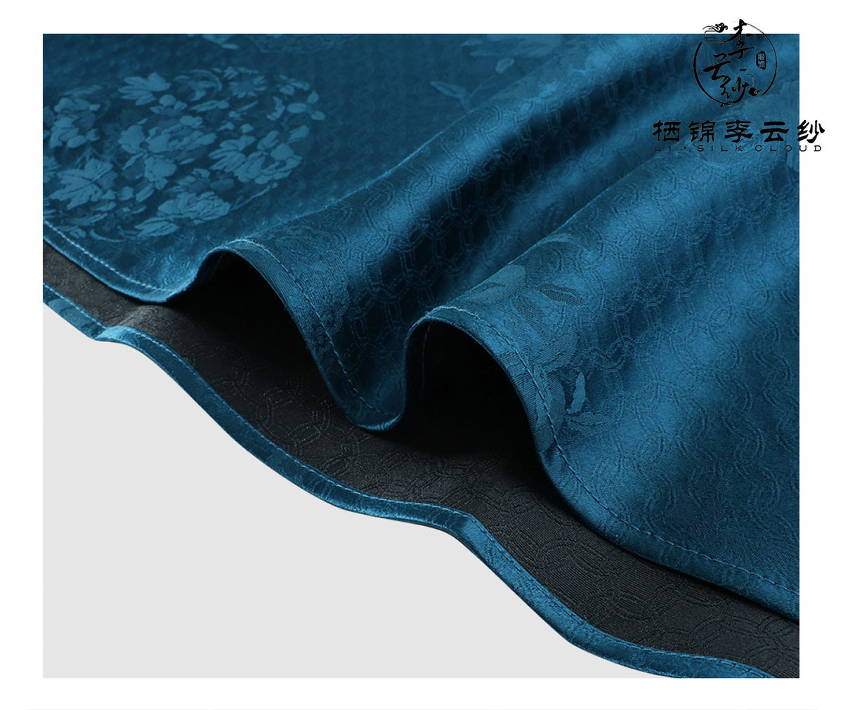 LI SILK CLOUD Xiangyunsha Silk Plus Size Dress Skirts Midi Skirt for Women Loose Breathable Summer Elegant Women's Clothes