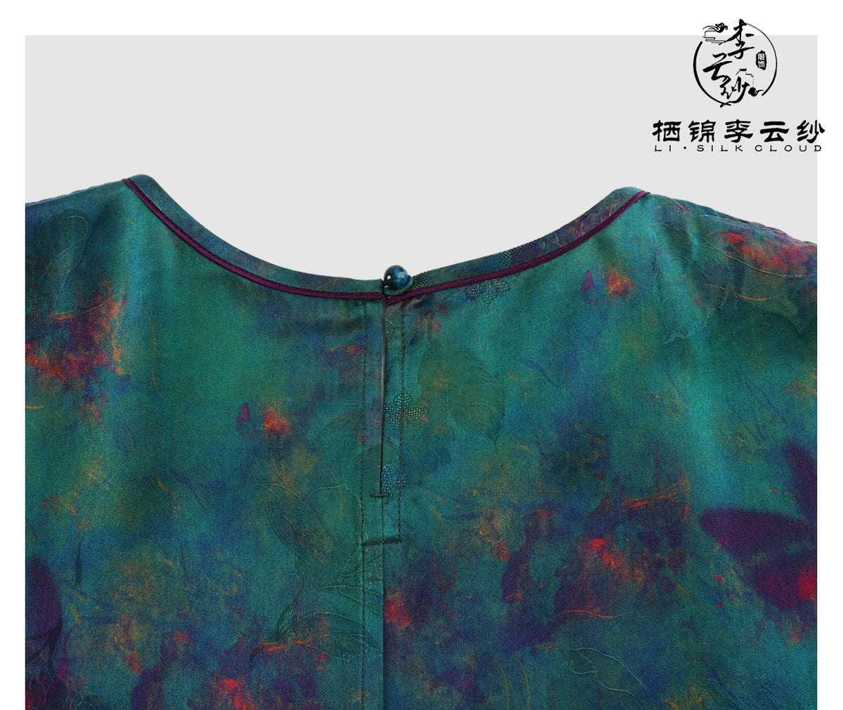 LI SILK CLOUD Xiangyunsha Silk Top for Women Sleeveless Tank Top Dress 2026 Woman Loose Summer Dresses Elegant Woman Clothes