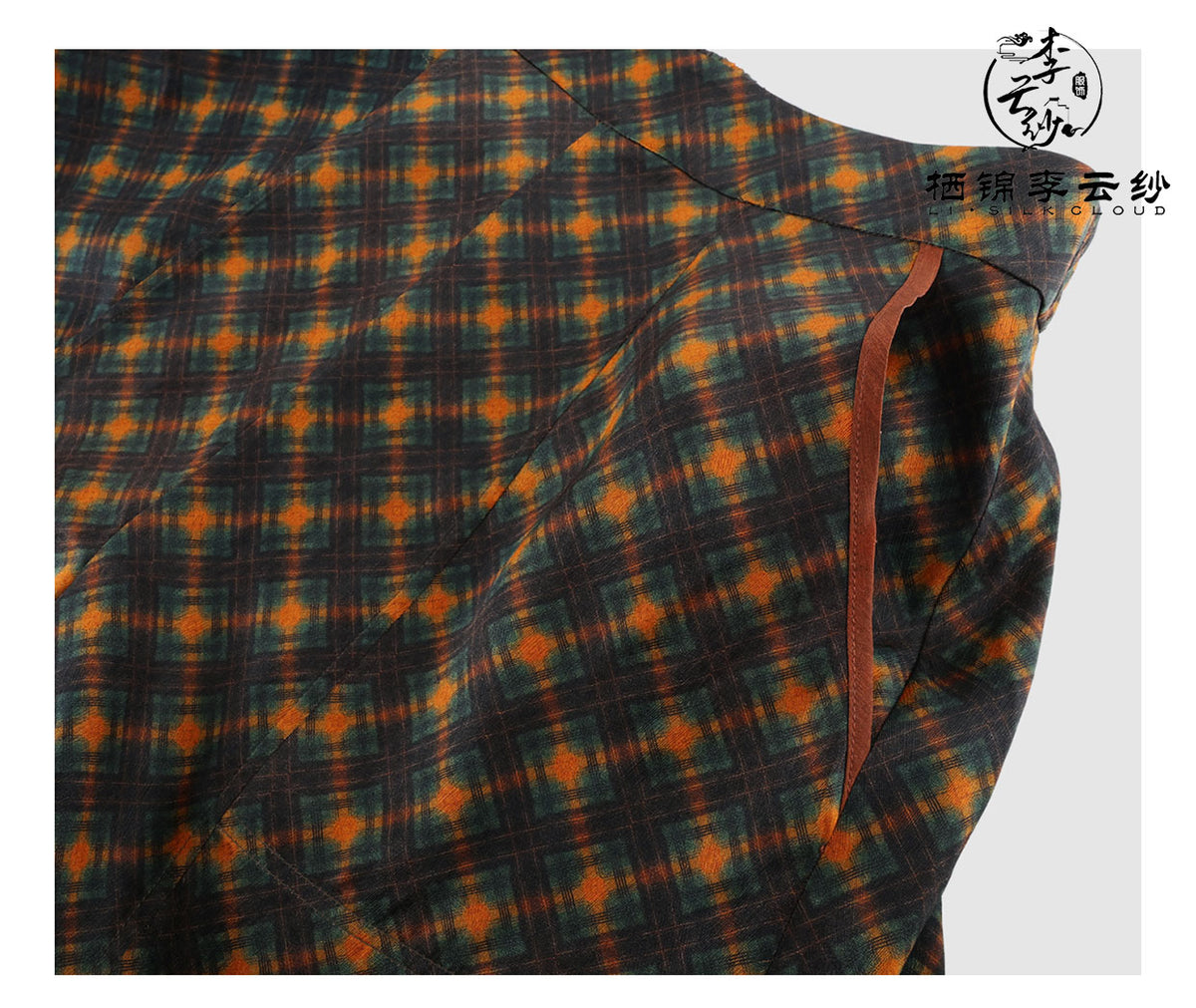 LI SILK CLOUD Plus Size Xiangyunsha Silk Wide Leg Pants Elastic Waist Loose Breathable Cooling Summer Elegant for Women Clothes
