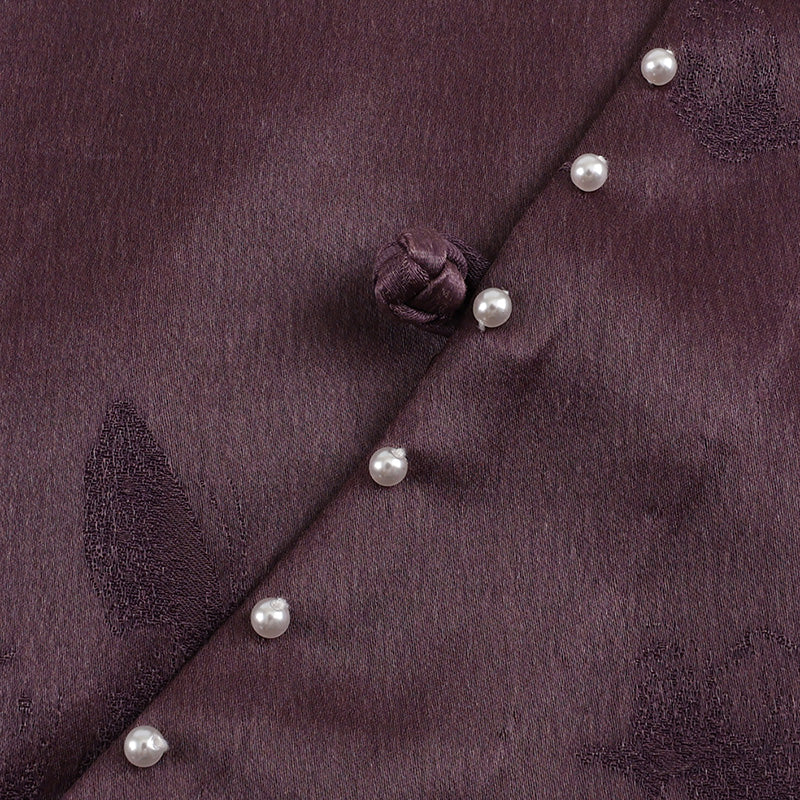 LI SILK CLOUD xiangyunsha Handmade Traditional Silk Vest- Skin-Friendly Silk Fabric,Comfortable Daily Guangdong Black Pearl