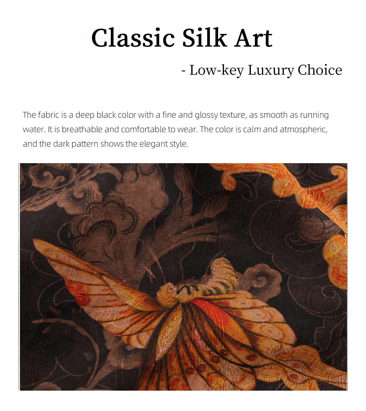 Coat, Silk Base, 90% White Goose Down, Must-Have for Early Autumn Layering Guangdong Black Pearl Gambiered Guangdong Gauze xiangyunsha